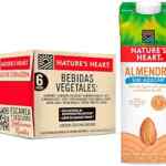 Leche de almendras sin azúcar Natures Heart con 6 botes de 1 litro bajan de precio