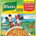 Sopa instantánea Knorr con diseño de Mickey Mouse baja a su menor precio