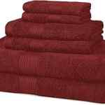 Juego de 6 toallas de baño Amazon Basics baja de precio