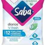Toallitas húmedas Saba V-Fresh con 12 piezas bajan a su menor precio