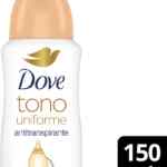 Desodorante aclarante en aerosol Dove Tono Uniforme Coco y Flor de Loto baja de precio