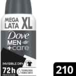Desodorante en aerosol para hombre Dove Men Care Invisible Dry mega lata XL baja a su menor precio