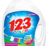 Detergente líquido 1-2-3 Maxi Poder Color de 4.65 L baja a un gran precio