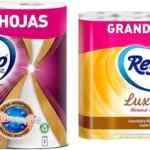 Combo Regio con papel higiénico Luxury Almond Touch con 32 rollos extra grandes + servitoallas Regio Advanced con 2 rollos bajan a un gran precio