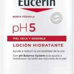 Loción hidratante para pieles secas y sensibles Eucerin pH5 baja a un gran precio