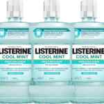 3 pack enjuague bucal Listerine Cool Mint de 1 litro bajan a su menor precio