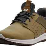 Tenis casuales de piel para hombre Skechers Delson-Axton bajan de precio