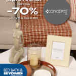 70% de descuento en la marca Concepts Life en Bed Bath & Beyond hoy y mañana