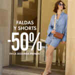 Segundo a mitad de precio en faldas y shorts en C&A