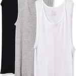 Juego de 3 camisetas atléticas sin mangas Fruit of the Loom bajan a un super precio por el Hot Sale