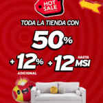 Hot Sale en Muebles Dico: Hasta 50% de descuento + 12% adicional + hasta 12 msi