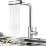 Grifo para fregadero de cocina de acero inoxidable baja a su menor precio + cupón de $50 adicional