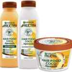 Kit cuidado para el cabello Garnier Fructis Hair Food Coco Reparación con shampoo, acondicionador y mascarilla baja a su menor precio