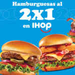 Promoción IHOP Día de la Hamburguesa: 2x1 en hamburguesas hoy