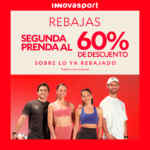 Rebajas Innovasport: 60% de descuento en Segunda prenda sobre lo ya rebajado