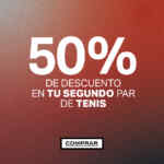 50% de descuento en el 2do par de tenis en Innvictus