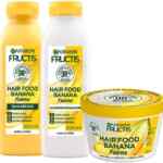 Kit para el cabello Garnier Fructis Hair Food Banana con shampoo + acondicionador + mascarilla baja a su menor precio