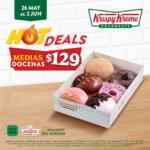 En Krispy Kreme medias docenas a $129 durante el Hot Sale