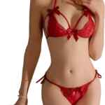 Conjunto de lencería de encaje para mujer baja a un super precio + envío