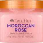 Exfoliante corporal Tree Hut con Rosa Marroquí y azúcar de manteca de karité baja a su menor precio