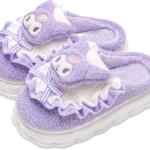 Pantuflas de peluche Kuromi bajan a un excelente precio