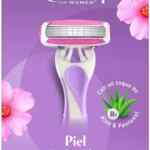 Juego de 2 rastrillos para mujer piel delicada Schick Quattro con 4 navajas bajan a su menor precio