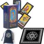 Baraja de tarot clásico con estuche y mantel baja a su menor precio