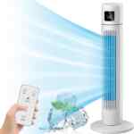 Ventilador de torre con control remoto baja a su menor precio