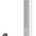 Ventilador de torre con pantalla táctil y control remoto baja a su menor precio