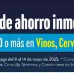 En Walmart 15% de descuento adicional en línea en vinos y licores