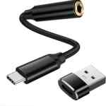 Adaptador USB-C a jack 3.5mm para audífonos baja a un excelente precio
