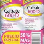 Suplemento de calcio para prevenir la osteoporosis Caltrate 600+D pack con 90 cápsulas baja a su menor precio por el Hot Sale