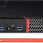 Computadora compacta de escritorio Lenovo ThinkCentre M700 con Core i5, 16 GB de RAM y 256 GB de SSD reacondicionada con mouse y teclado a un excelente precio