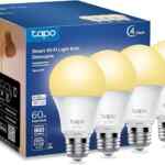 4 pack focos inteligentes regulables TP-Link bajan a su menor precio