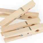 Juego de 40 pinzas de madera para colgar ropa bajan a su menor precio