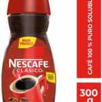 Café soluble Nescafé Clásico maxi frasco de 300 g baja a su menor precio