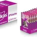 Combo alimento húmedo para gatos Whiskas con 12 pack sobres Fillets + 12 pack sobres Soufflé bajan a su menor precio