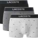 Juego de 3 bóxers para hombre Lacoste bajan a su menor precio