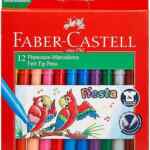 Juego de 12 plumones de colores Faber-Castell bajan a su menor precio
