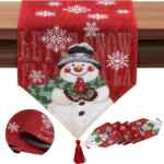 Mantel camino de mesa con diseño navideño baja a su menor precio
