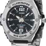 Reloj para hombre Casio con correa de metal resistente al agua 100 m baja a un excelente precio