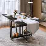 Mesa comedor plegable y con ruedas para mover baja a su menor precio