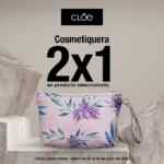 2x1 en cosmetiqueras seleccionadas en Cloe