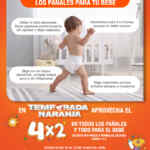 Temporada Naranja 2025: 4x2 en pañales y todo para bebés