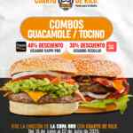 Promoción Cuarto de Kilo Copa Oro: Hasta 40% de descuento en combos al pedir por Rappi