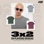 3x2 en playeras básicas en Cuidado con el Perro