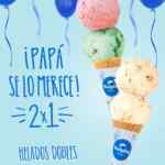 2x1 en helados, paletas y más en Helados Dolphy el próximo 15 de junio por el Día del Padre