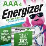 Juego de 4 pilas recargables AAA Energizer Recharge Power Plus baja a su menor precio + 10% adicional con Planea y Ahorra