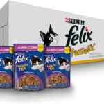 24 pack alimento húmedo para mascotas Purina Felix sabor salmón baja de precio