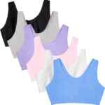 Juego de 6 tops deportivos para mujer Fruit of the Loom bajan a su menor precio